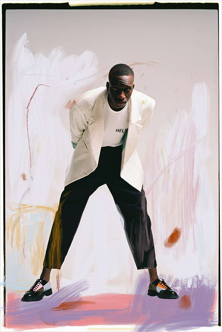 Jacket: Judit Matas Font
Shirt: Helmut Lang
Pants: Marni
Shoes: Camper